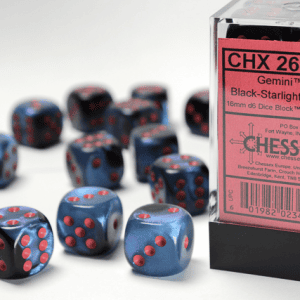 12d6 Dice Block (16mm): Gemini (Assorted Colours) - Image 6