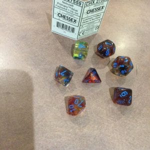 7-Piece RPG Dice Set: Nebula Luminary - - Image 6