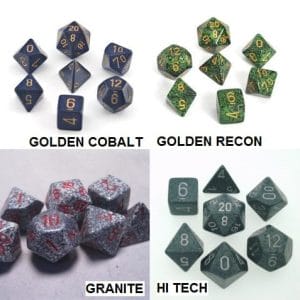 7-Piece RPG Dice Set: Speckled - - Image 6