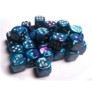 36d6 Dice Block (12mm): Gemini Gold Pipped (Assorted Colours) - Image 6