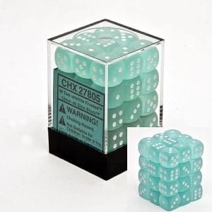 36d6 Dice Block (12mm): Frosted (Assorted Colours) - Image 6