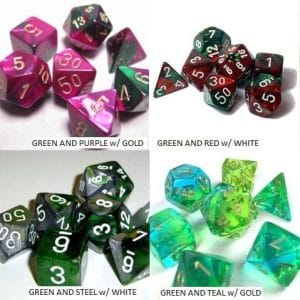 7-Piece RPG Dice Set: Gemini - - Image 7