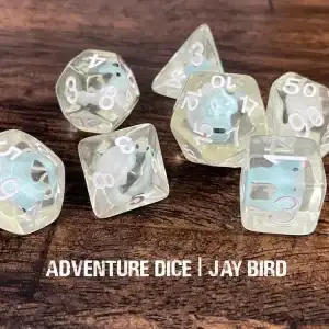7-Piece RPG Dice Set: Interior Design (Birds) - Image 7