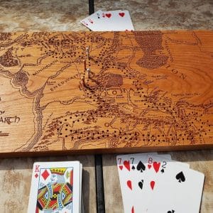 Wooden Cribbage Board:  Middle Earth - Image 7