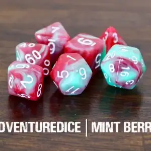 7-Piece RPG Dice Set: Fruit Themed - Image 8