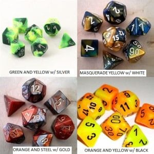 7-Piece RPG Dice Set: Gemini - - Image 8