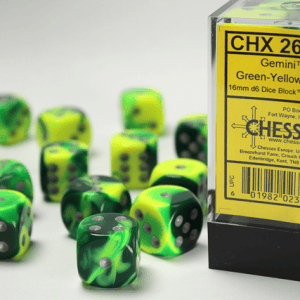 12d6 Dice Block (16mm): Gemini (Assorted Colours) - Image 8