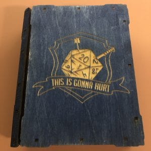Wooden 7-piece Tome of Dice - Image 8