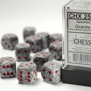 12d6 Dice Block (16mm): Speckled Elemental (Assorted Colours) - Image 8