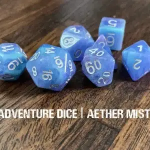 7-Piece RPG Dice Set: Sky Themed - Image 8