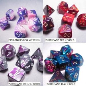 7-Piece RPG Dice Set: Gemini - - Image 9