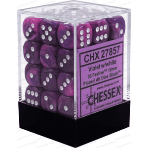 36d6 Dice Block (12mm): Festive (Assorted Colours) - Image 9