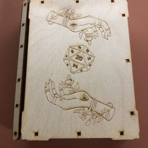 Wooden 7-piece Tome of Dice - Image 9