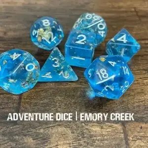 7-Piece RPG Dice Set: Water Themed - Image 9