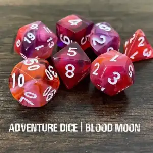7-Piece RPG Dice Set: Sky Themed - Image 9